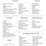What Do I Pack In My Hospital Bag Printable Labor Delivery Hospital Bag Checklist
